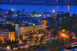 Cambodge - Phnom Penh - Sunway Hotel Phnom Penh - Vue nocturne aérienne